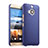 Coque Plastique Rigide Mat pour HTC One M9 Plus Bleu