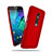 Coque Plastique Rigide Mat pour Motorola Moto X Style Rouge Petit