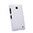 Coque Plastique Rigide Mat pour Nokia Lumia 630 Blanc Petit