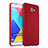 Coque Plastique Rigide Mat pour Samsung Galaxy A9 Pro (2016) SM-A9100 Rouge