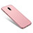 Coque Plastique Rigide Mat pour Samsung Galaxy J7 Plus Or Rose Petit