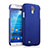 Coque Plastique Rigide Mat pour Samsung Galaxy S4 IV Advance i9500 Bleu