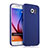 Coque Plastique Rigide Mat pour Samsung Galaxy S6 SM-G920 Bleu