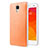 Coque Plastique Rigide Motif Cuir pour Xiaomi Mi 4 LTE Orange Petit