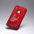 Coque Plastique Rigide Papillon pour Apple iPhone 4 Rouge