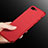 Coque Plastique Rigide Sables Mouvants pour Apple iPhone 7 Plus Rouge Petit