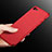 Coque Plastique Rigide Sables Mouvants pour Apple iPhone 7 Rouge Petit