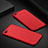 Coque Plastique Rigide Sables Mouvants pour Apple iPhone 7 Rouge Petit