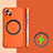 Coque Plastique Rigide Sans Cadre Etui Housse Mat avec Mag-Safe Magnetic Magnetique pour Apple iPhone 14 Orange