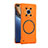 Coque Plastique Rigide Sans Cadre Etui Housse Mat avec Mag-Safe Magnetic Magnetique pour Huawei Honor Magic3 5G Orange