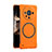 Coque Plastique Rigide Sans Cadre Etui Housse Mat avec Mag-Safe Magnetic Magnetique pour Huawei Mate 60 Pro+ Plus Orange