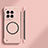 Coque Plastique Rigide Sans Cadre Etui Housse Mat avec Mag-Safe Magnetic Magnetique pour OnePlus 12R 5G Rose