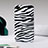 Coque Plastique Rigide Zebre pour Apple iPhone 4 Noir