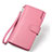 Coque Pochette Cuir Universel H38 Rose