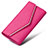 Coque Pochette Cuir Universel K03 Rose Rouge