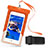 Coque Pochette Etanche Waterproof Universel W03 Orange