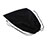 Coque Pochette Velour pour Huawei Honor WaterPlay 10.1 HDN-W09 Noir Petit