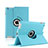 Coque Portefeuille Cuir Rotatif pour Apple iPad 3 Bleu Ciel