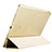 Coque Portefeuille Cuir Stand pour Apple iPad Pro 9.7 Or Petit