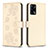 Coque Portefeuille Fleurs Livre Cuir Etui Clapet BF1 pour Oppo A74 4G Petit