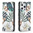 Coque Portefeuille Fleurs Livre Cuir Etui Clapet L01 pour Apple iPhone 14 Pro Max Mixte