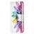 Coque Portefeuille Fleurs Livre Cuir Etui Clapet L01 pour Apple iPhone 15 Plus Colorful Petit