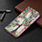 Coque Portefeuille Fleurs Livre Cuir Etui Clapet L03 pour Apple iPhone 13 Pro Max Mixte Petit