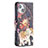 Coque Portefeuille Fleurs Livre Cuir Etui Clapet L07 pour Apple iPhone 13 Mixte Petit