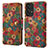 Coque Portefeuille Fleurs Livre Cuir Etui Clapet MT1 pour Samsung Galaxy A53 5G Mixte