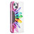 Coque Portefeuille Fleurs Livre Cuir Etui Clapet pour Apple iPhone 13 Colorful Petit