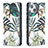 Coque Portefeuille Fleurs Livre Cuir Etui Clapet pour Apple iPhone 13 Mini Mixte