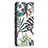 Coque Portefeuille Fleurs Livre Cuir Etui Clapet pour Apple iPhone 13 Mini Mixte Petit