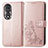 Coque Portefeuille Fleurs Livre Cuir Etui Clapet pour Huawei Honor 80 5G Petit