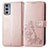 Coque Portefeuille Fleurs Livre Cuir Etui Clapet pour Motorola Moto Edge 20 5G Petit