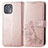 Coque Portefeuille Fleurs Livre Cuir Etui Clapet pour Motorola Moto Edge 20 Lite 5G Rose