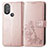 Coque Portefeuille Fleurs Livre Cuir Etui Clapet pour Motorola Moto G Play Gen 2 Rose