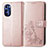 Coque Portefeuille Fleurs Livre Cuir Etui Clapet pour Motorola Moto G Stylus (2022) 4G Rose