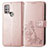 Coque Portefeuille Fleurs Livre Cuir Etui Clapet pour Motorola Moto G10 Power Petit