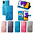 Coque Portefeuille Fleurs Livre Cuir Etui Clapet pour Samsung Galaxy A22 5G Petit