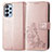 Coque Portefeuille Fleurs Livre Cuir Etui Clapet pour Samsung Galaxy A23 5G Petit