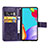 Coque Portefeuille Fleurs Livre Cuir Etui Clapet pour Samsung Galaxy A52s 5G Petit
