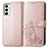 Coque Portefeuille Fleurs Livre Cuir Etui Clapet pour Samsung Galaxy F23 5G Petit