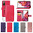 Coque Portefeuille Fleurs Livre Cuir Etui Clapet pour Samsung Galaxy S20 FE 4G Petit