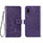 Coque Portefeuille Fleurs Livre Cuir Etui Clapet pour Samsung Galaxy XCover Pro Petit