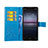 Coque Portefeuille Fleurs Livre Cuir Etui Clapet pour Sony Xperia 1 II Petit