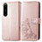 Coque Portefeuille Fleurs Livre Cuir Etui Clapet pour Sony Xperia 1 IV SO-51C Petit