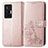 Coque Portefeuille Fleurs Livre Cuir Etui Clapet pour Vivo X70 Pro 5G Petit