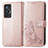 Coque Portefeuille Fleurs Livre Cuir Etui Clapet pour Vivo X70t Petit