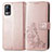 Coque Portefeuille Fleurs Livre Cuir Etui Clapet pour Vivo Y73 (2021) Rose