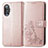 Coque Portefeuille Fleurs Livre Cuir Etui Clapet pour Xiaomi Poco F3 GT 5G Rose